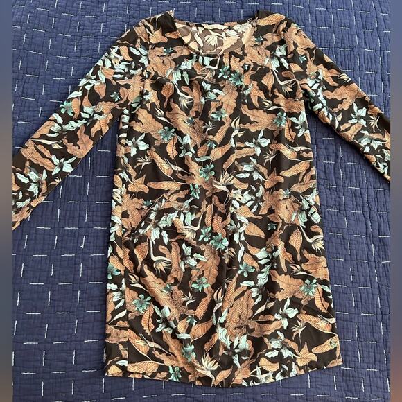 Skunkfunk Floral Dress w Beautiful Organic Print, Recycled/Sustainable Fabric - Picture 1 of 14